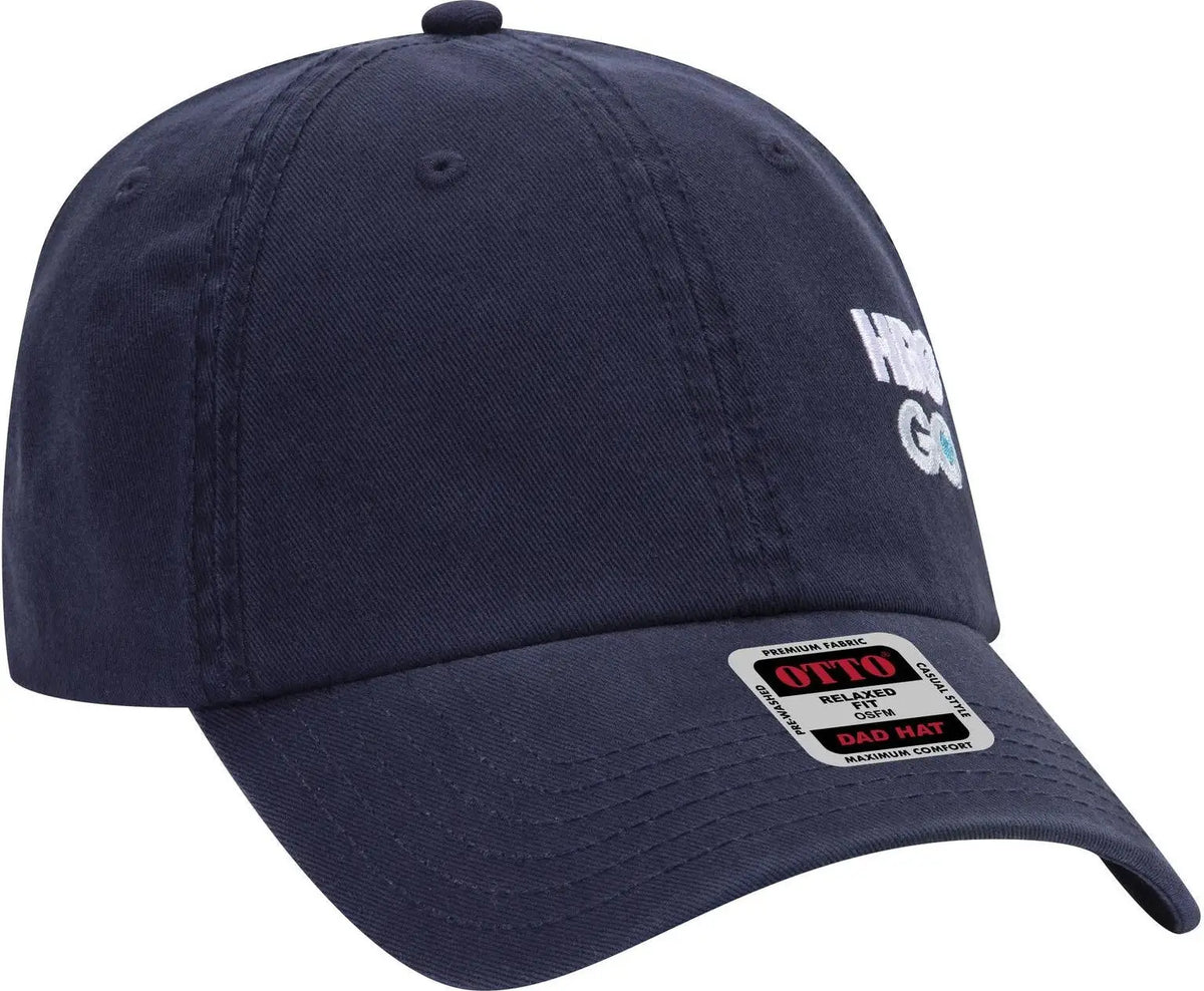 Otto 18-692 6 Panel Low Profile Dad Cap - Navy