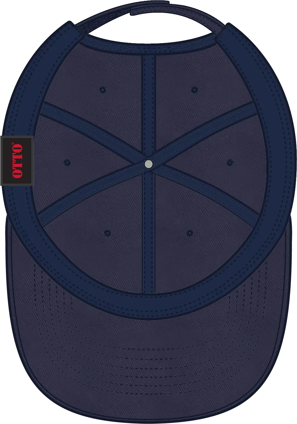 Otto 18-692 6 Panel Low Profile Dad Cap - Navy