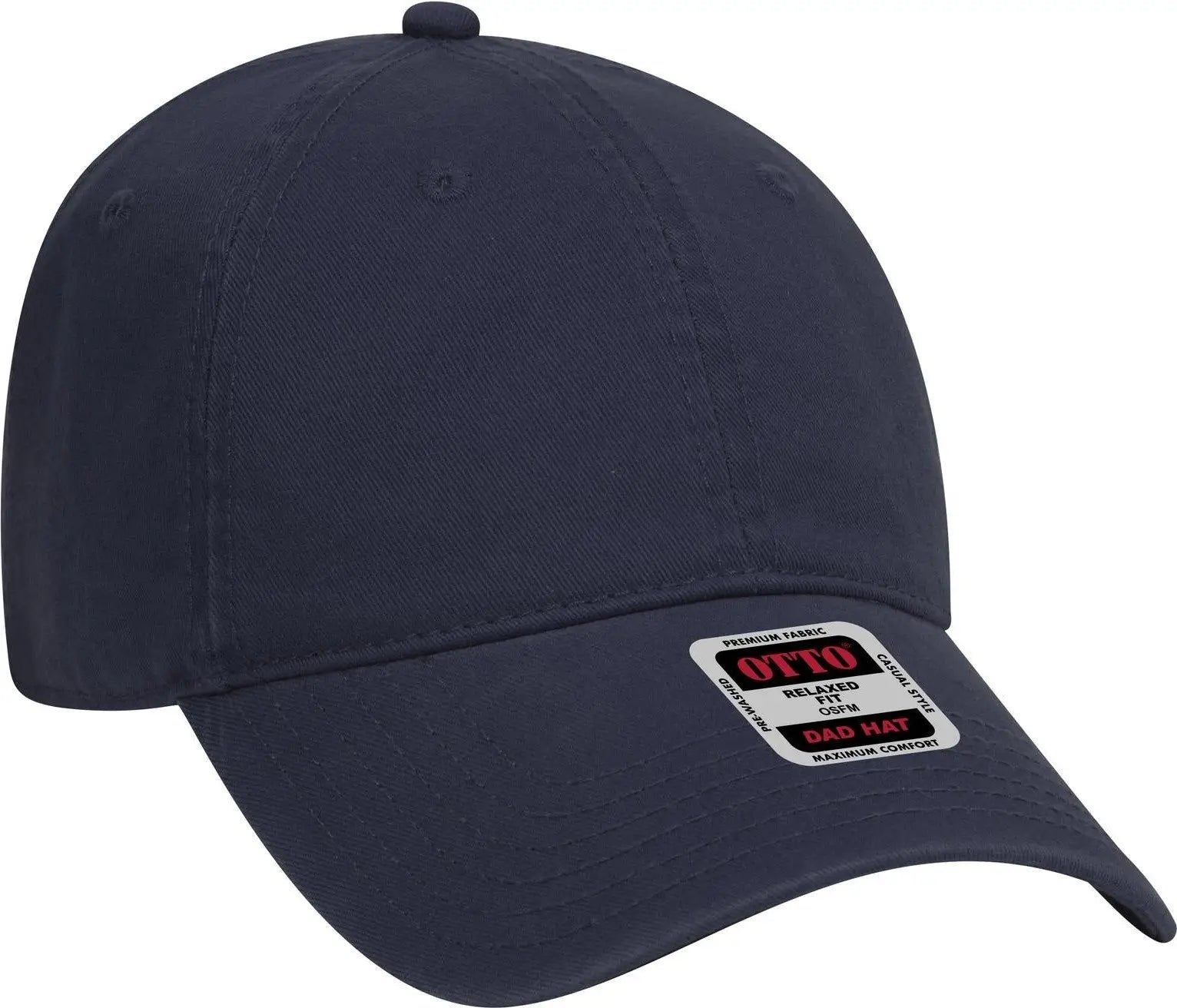 Otto 18-692 6 Panel Low Profile Dad Cap - Navy