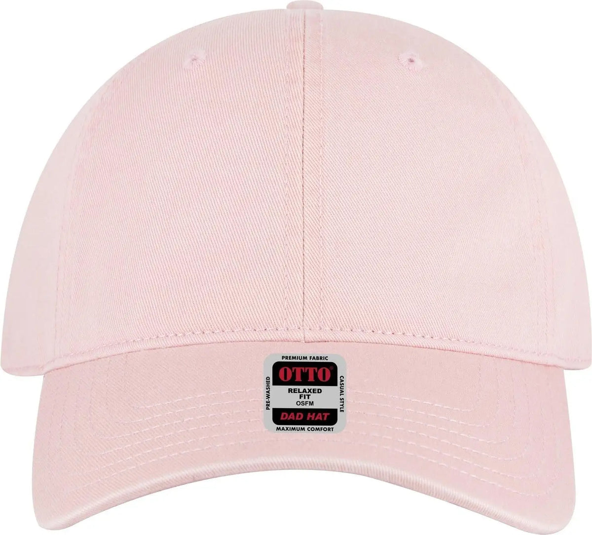 Otto 18-692 6 Panel Low Profile Dad Cap - Pink