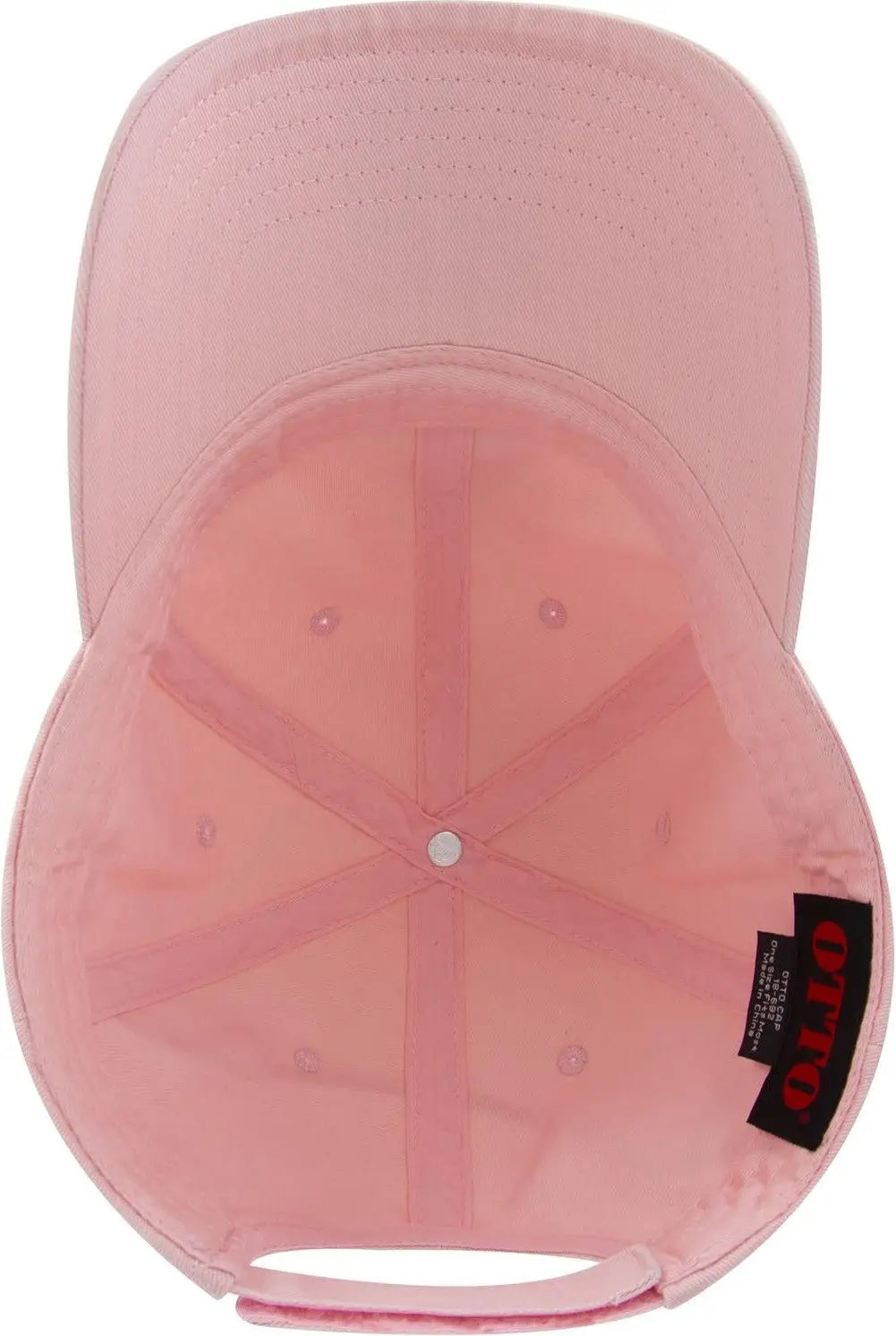 Otto 18-692 6 Panel Low Profile Dad Cap - Pink
