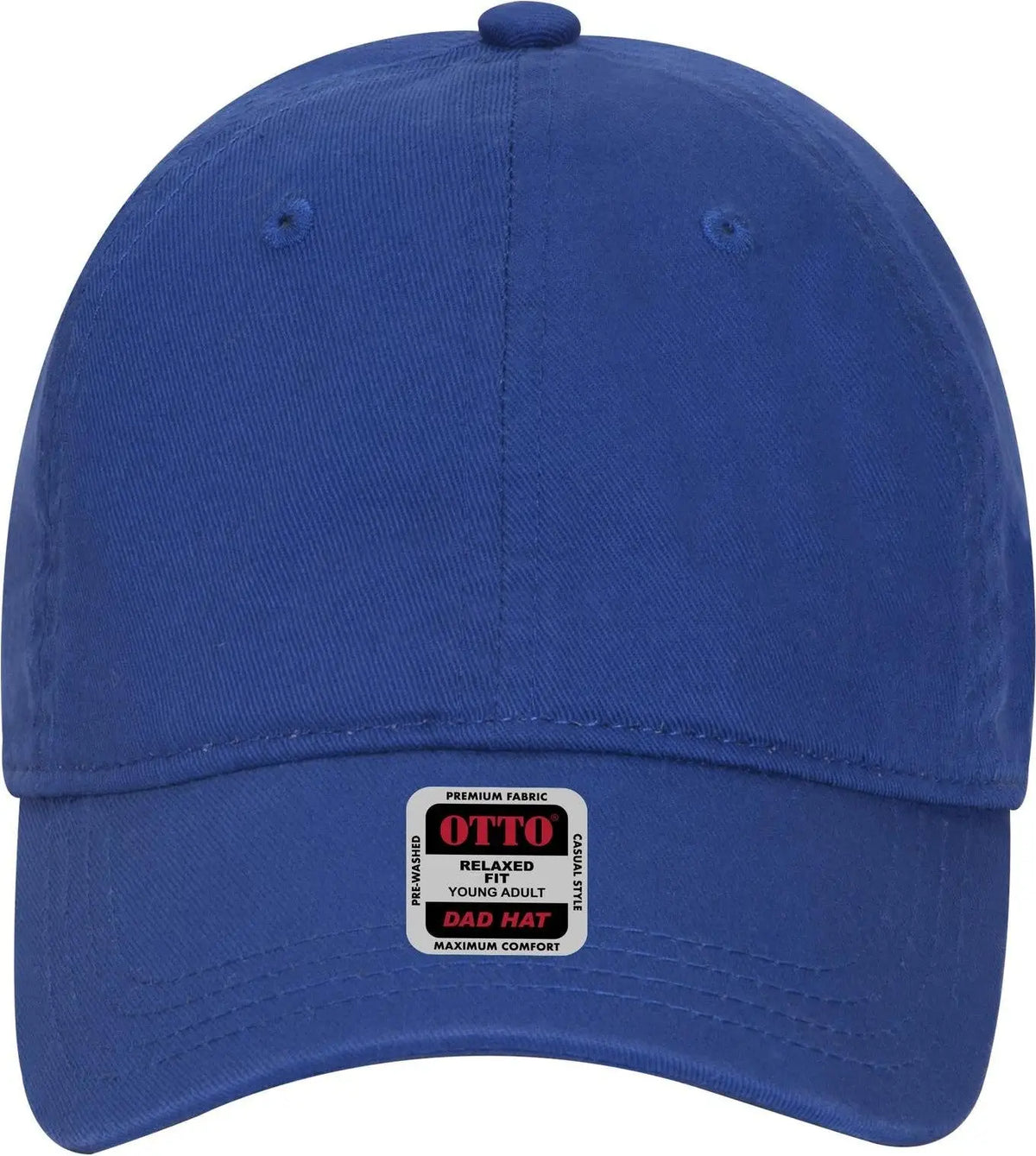 Otto 18-692 6 Panel Low Profile Dad Cap - Royal