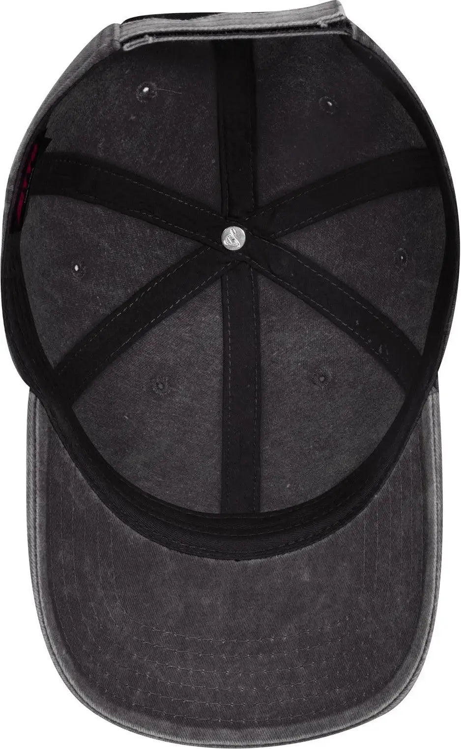 Otto 18-711 6 Panel Low Profile Dad Cap - Char. Gray - 1/2’’ - 7 5/8’’