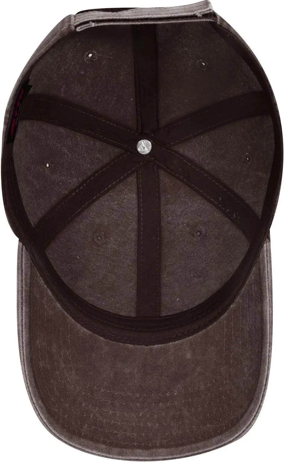 Otto 18-711 6 Panel Low Profile Dad Cap - Dk. Brown