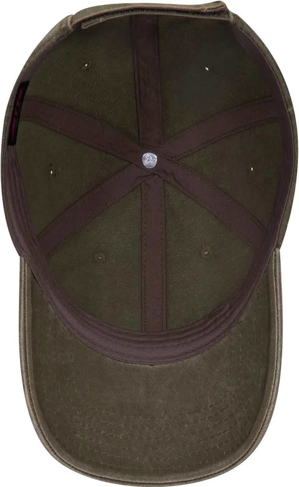 Otto 18-711 6 Panel Low Profile Dad Cap - Dk. Ol. Green - 1/2’’ - 7 5/8’’