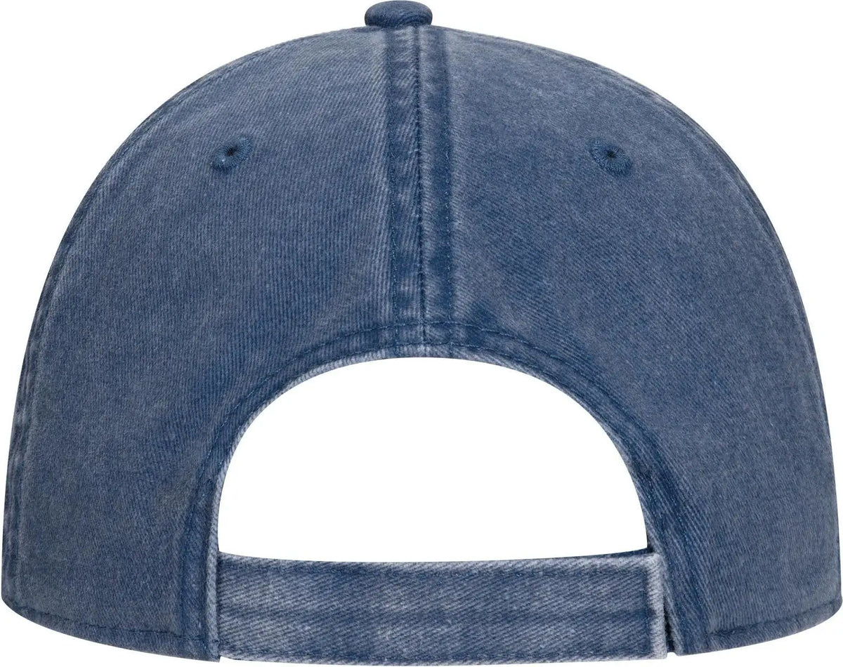 Otto 18-711 6 Panel Low Profile Dad Cap - Navy - 1/2’’ - 7 5/8’’