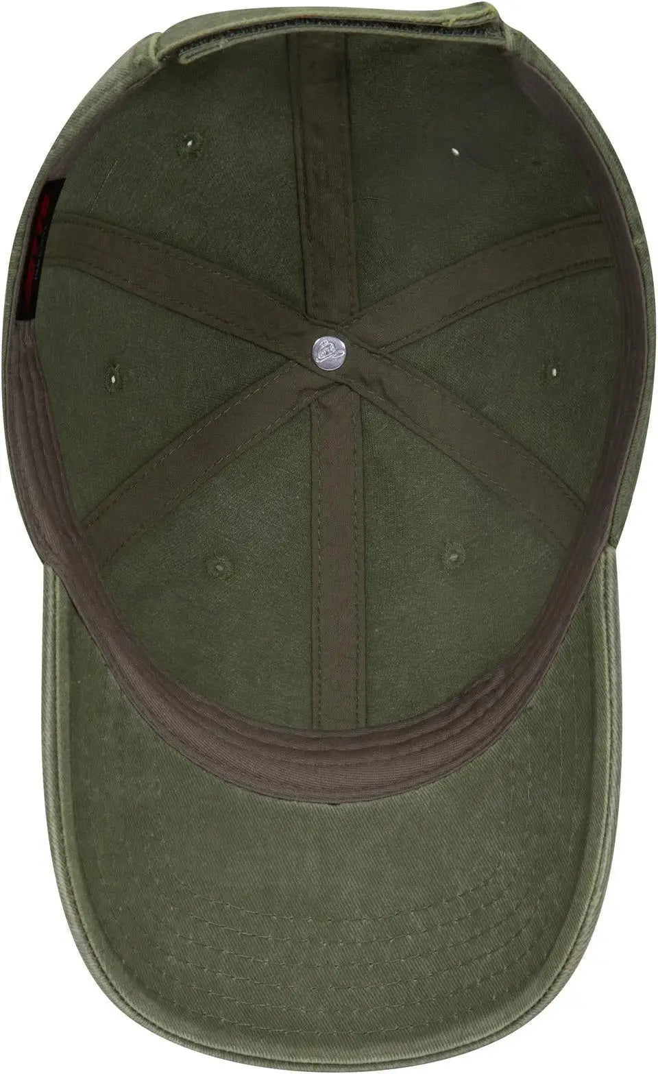 Otto 18-711 6 Panel Low Profile Dad Cap - Ol. Green - 1/2’’ - 7 5/8’’