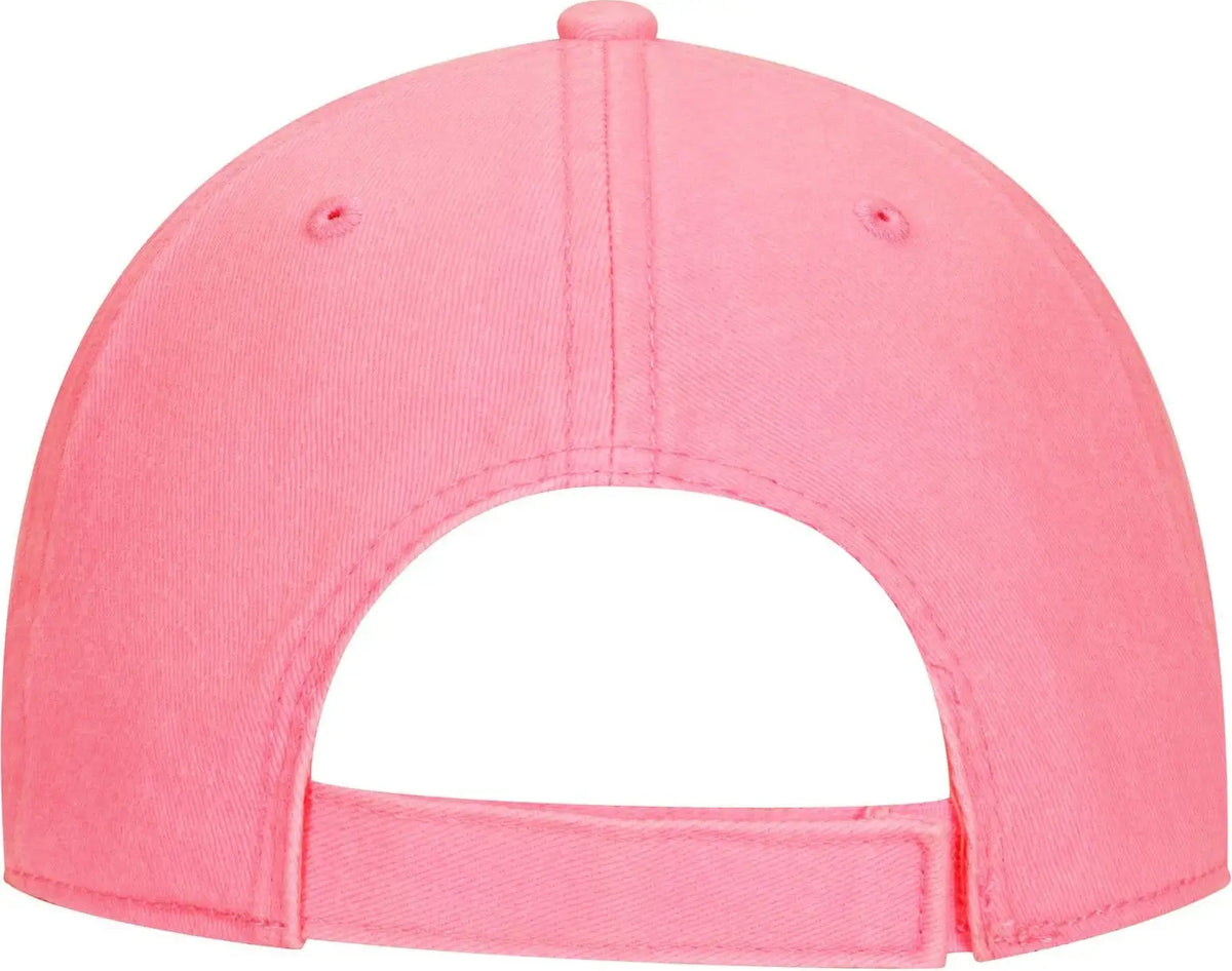 Otto 18-711 6 Panel Low Profile Dad Cap - Pink