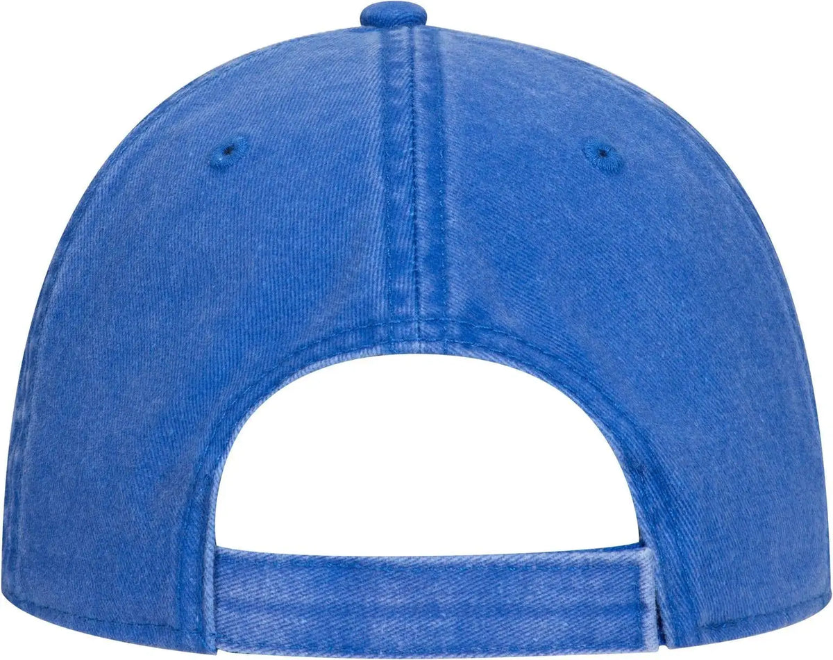 Otto 18-711 6 Panel Low Profile Dad Cap - Royal