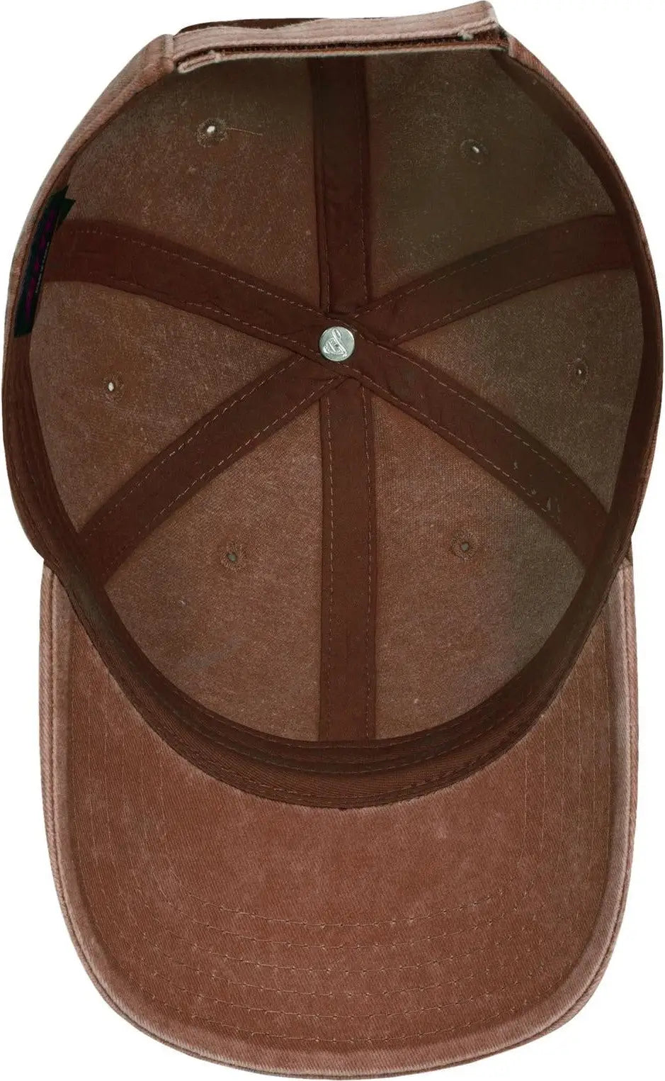 Otto 18-711 6 Panel Low Profile Dad Cap - Tx. Orange - 1/2’’ - 7 5/8’’