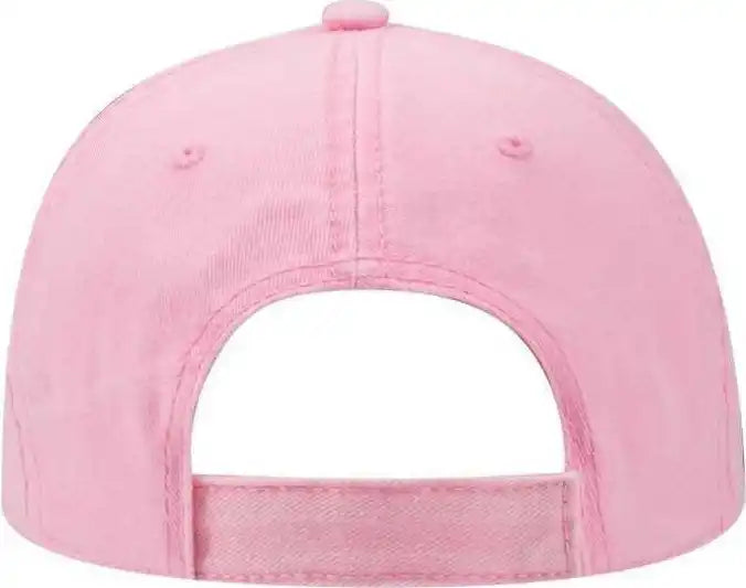 Otto 18 711 Superior Washed Pigment Dyed Cotton Twill Low Profile Pro Style Cap Pink / one Size Fits Most