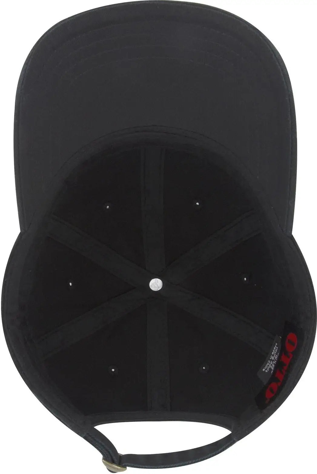 Otto 18-772 6 Panel Low Profile Dad Cap - Black