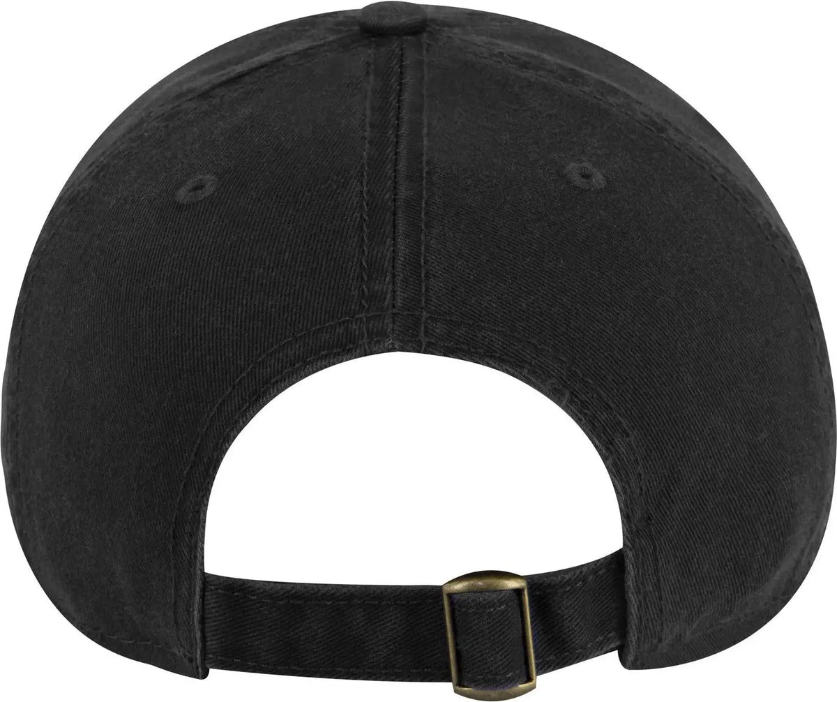 Otto 18-772 6 Panel Low Profile Dad Cap - Black