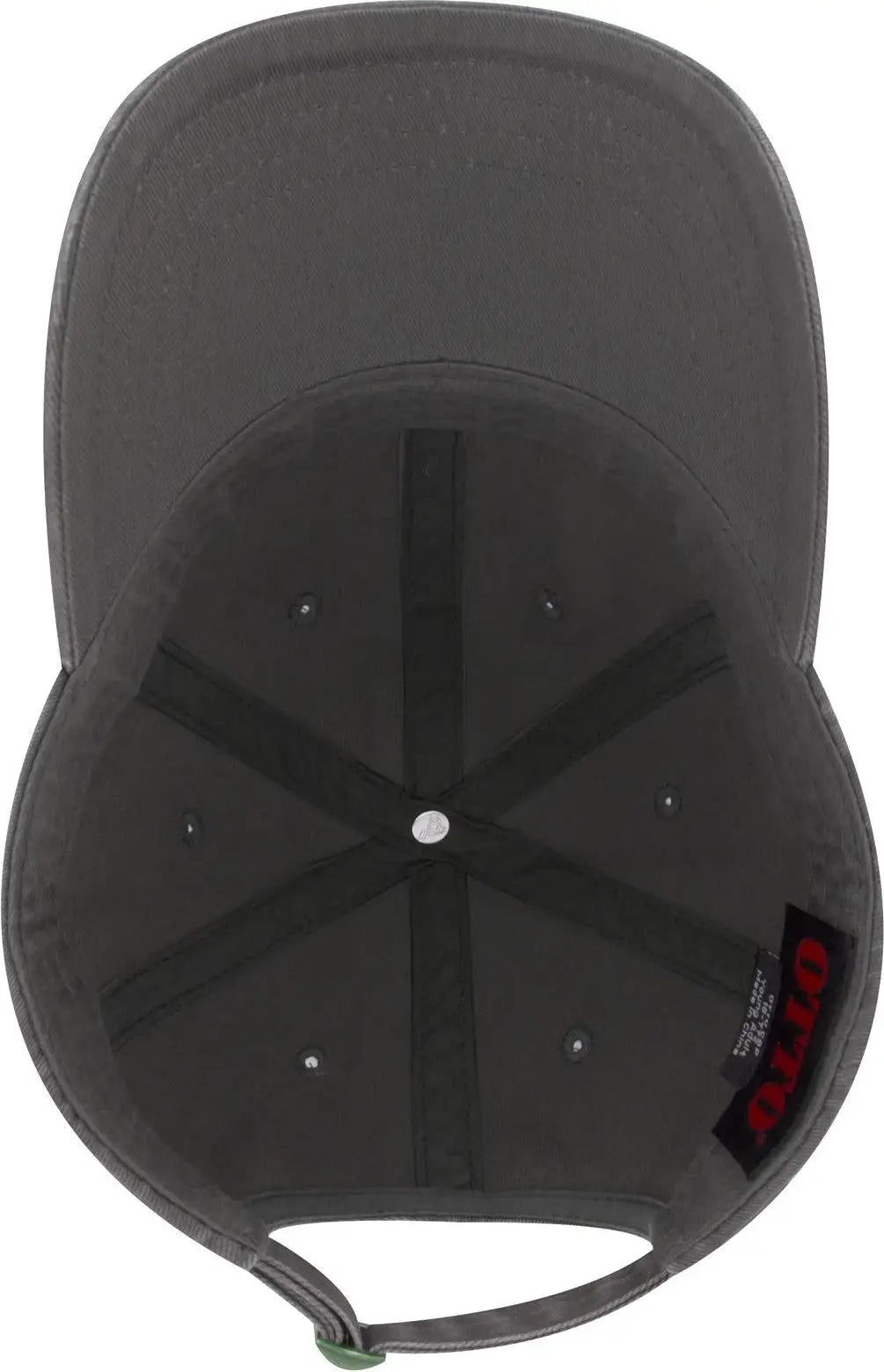 Otto 18-772 6 Panel Low Profile Dad Cap - Char. Gray
