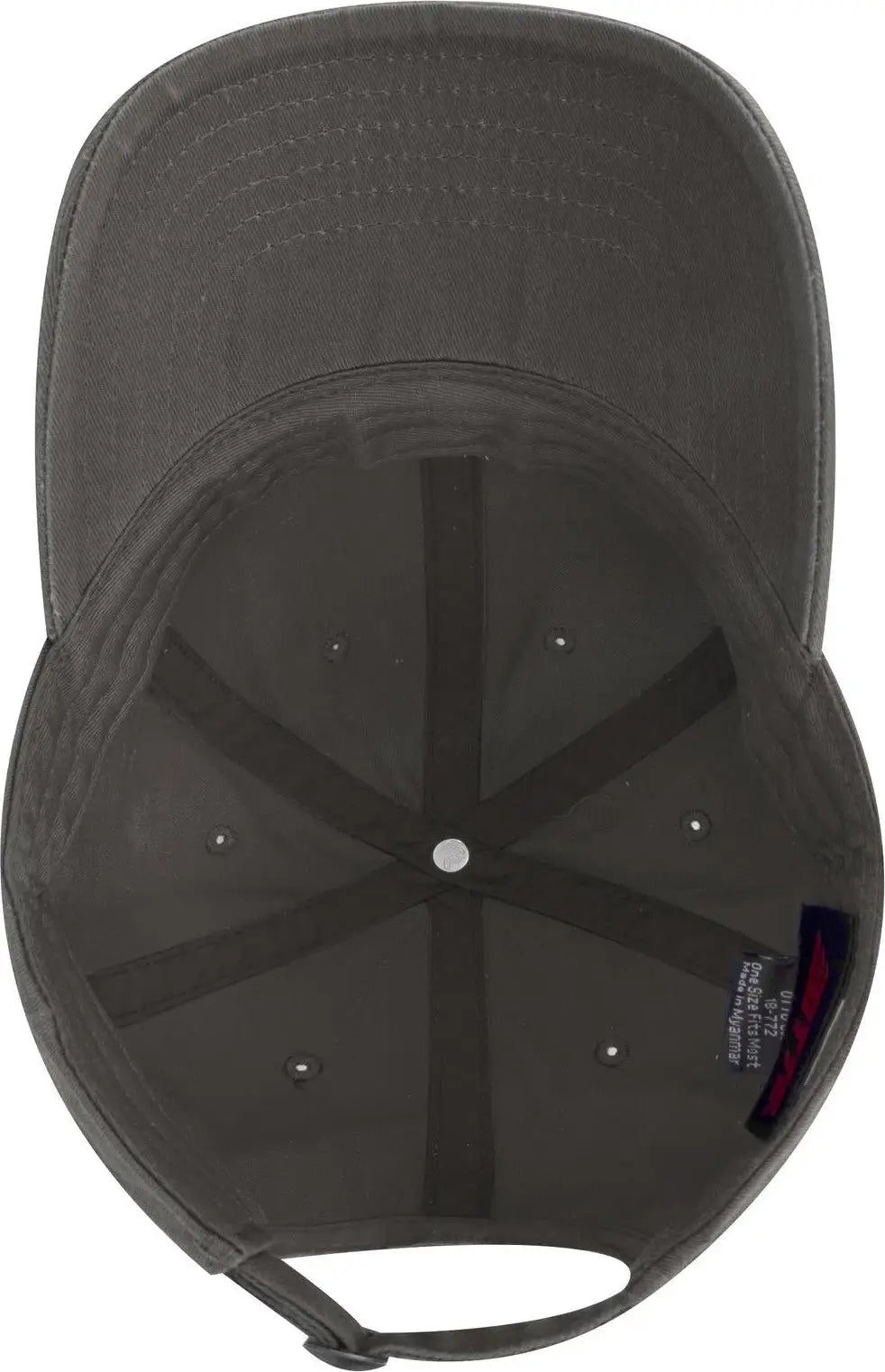 Otto 18-772 6 Panel Low Profile Dad Cap - Char. Gray