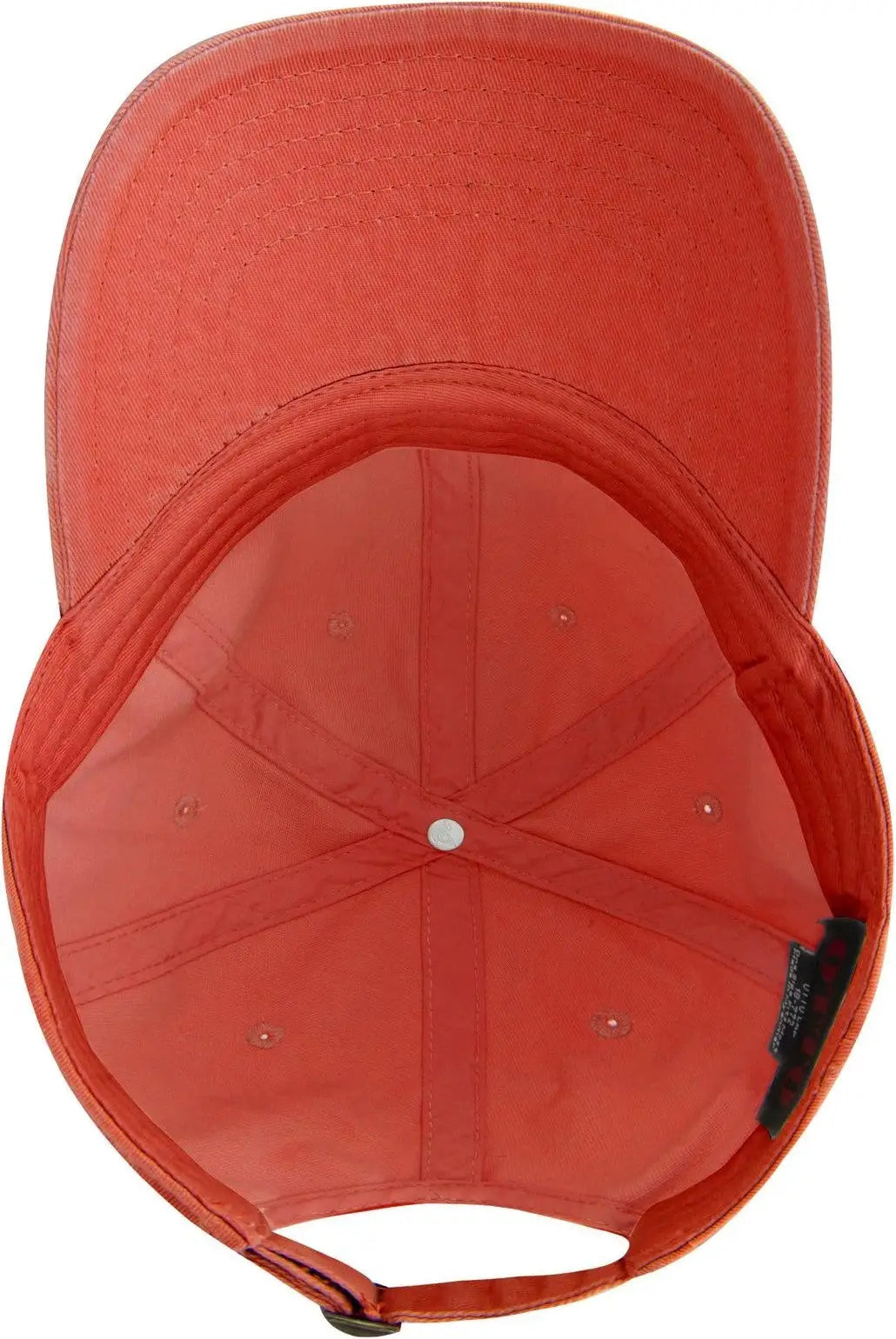 Otto 18-772 6 Panel Low Profile Dad Cap - Coral - 1/2’’ - 7 5/8’’