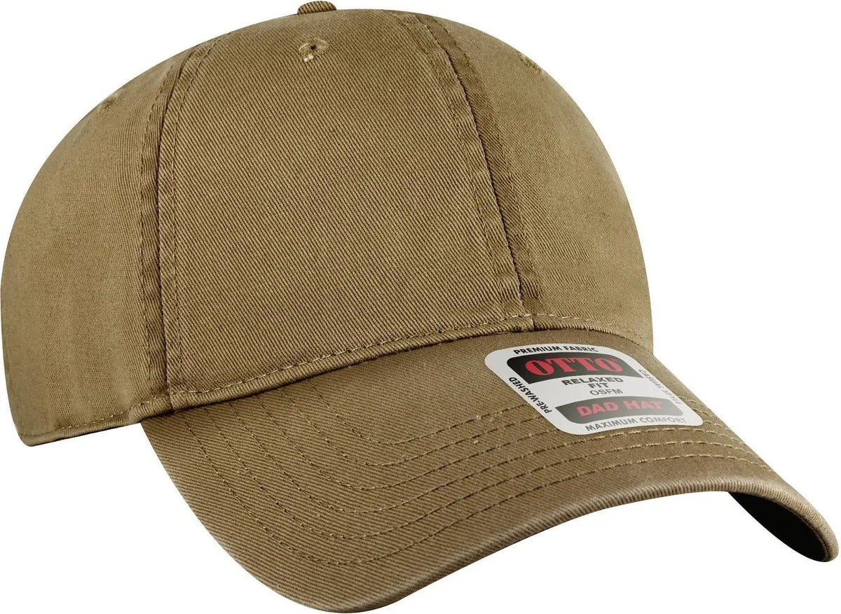 Otto 18-772 6 Panel Low Profile Dad Cap - Coyote Brown - 1/2’’ - 7 5/8’’