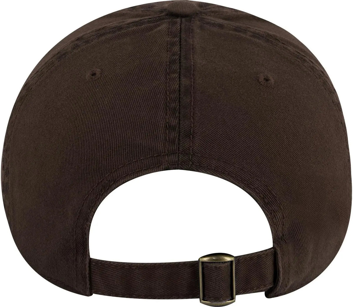Otto 18-772 6 Panel Low Profile Dad Cap - Dk. Brown - 1/2’’ - 7 5/8’’