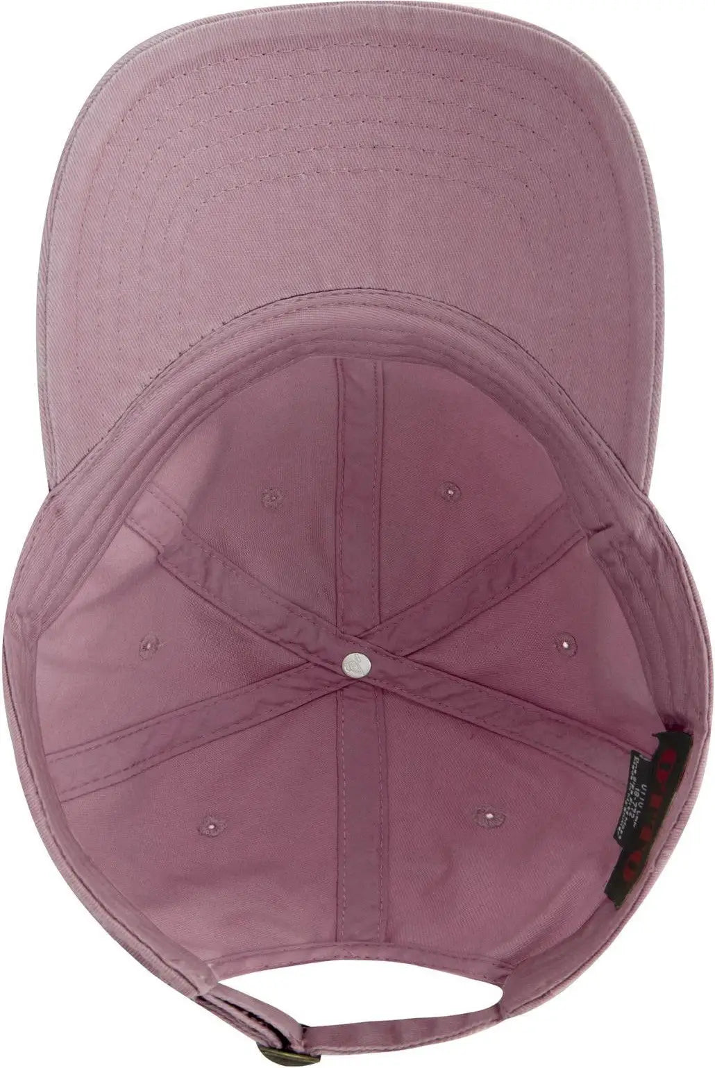 Otto 18-772 6 Panel Low Profile Dad Cap - Dusty Rose - 1/2’’ - 7 5/8’’