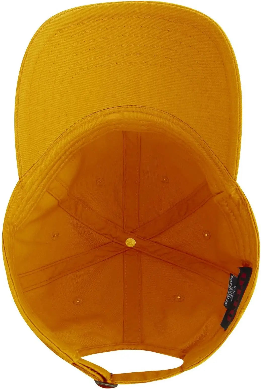 Otto 18-772 6 Panel Low Profile Dad Cap - Gold