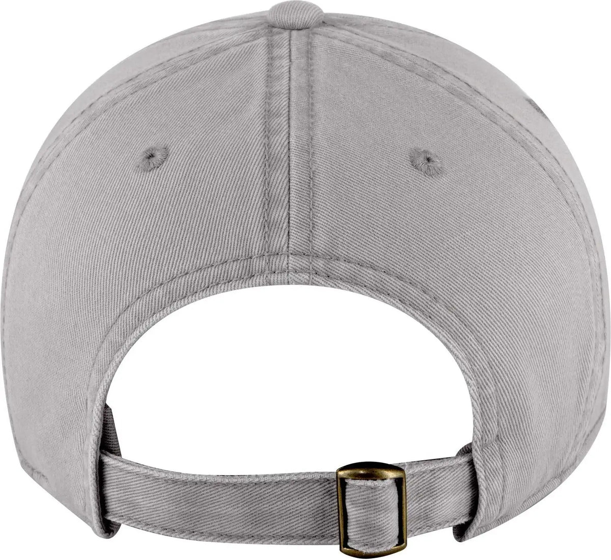 Otto 18-772 6 Panel Low Profile Dad Cap - Gray - 1/2’’ - 7 5/8’’