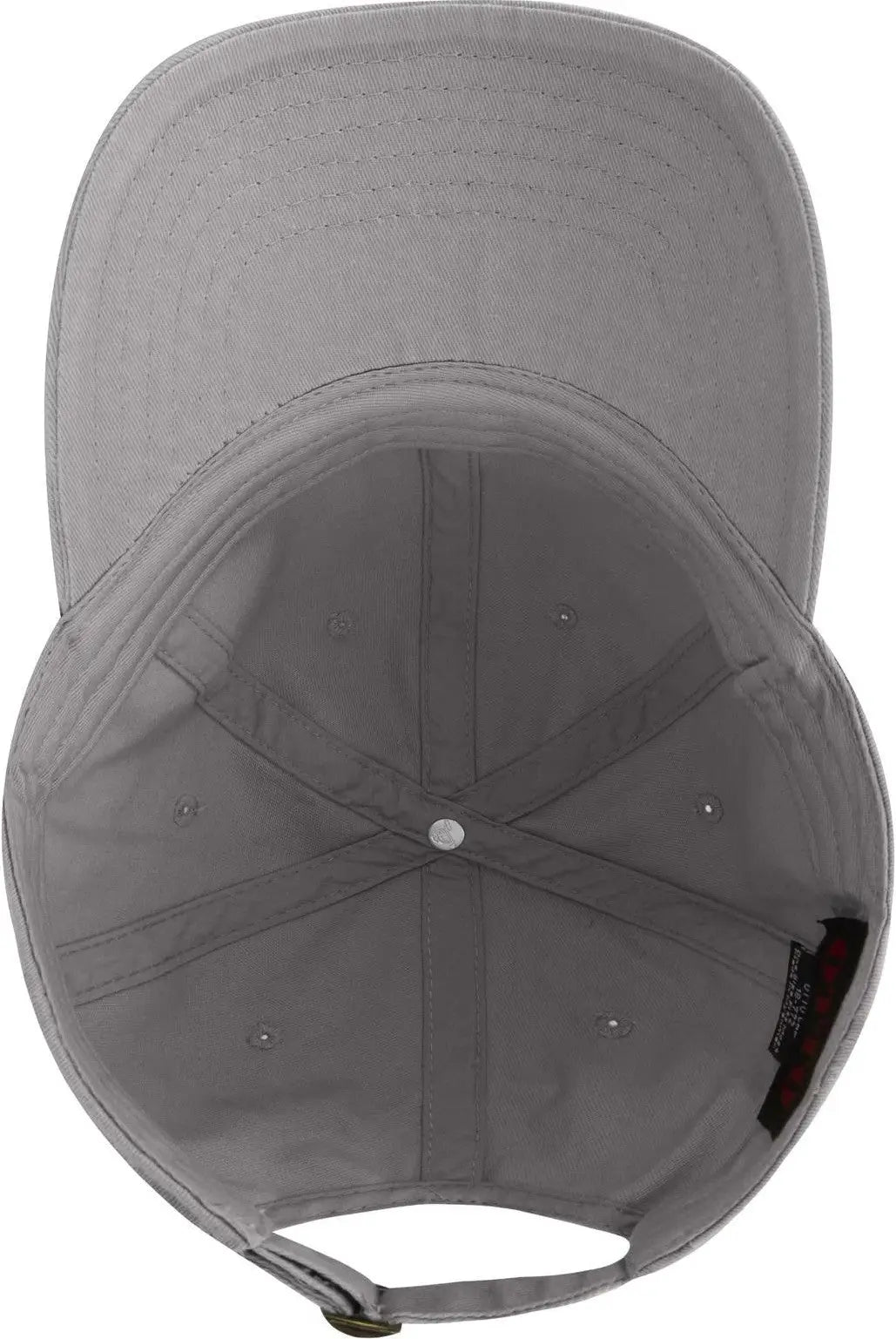 Otto 18-772 6 Panel Low Profile Dad Cap - Gray - 1/2’’ - 7 5/8’’