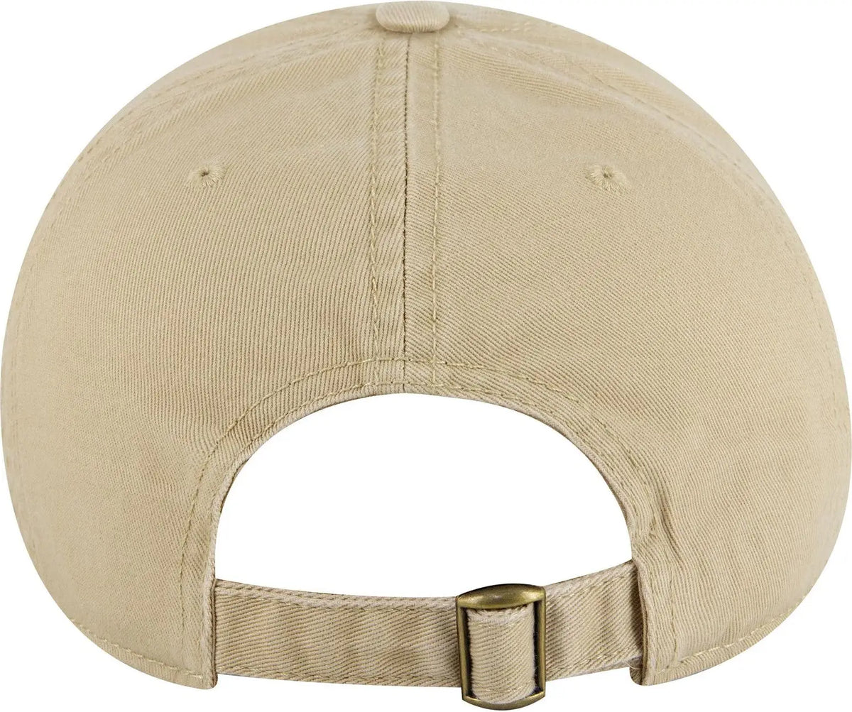 Otto 18-772 6 Panel Low Profile Dad Cap - Khaki