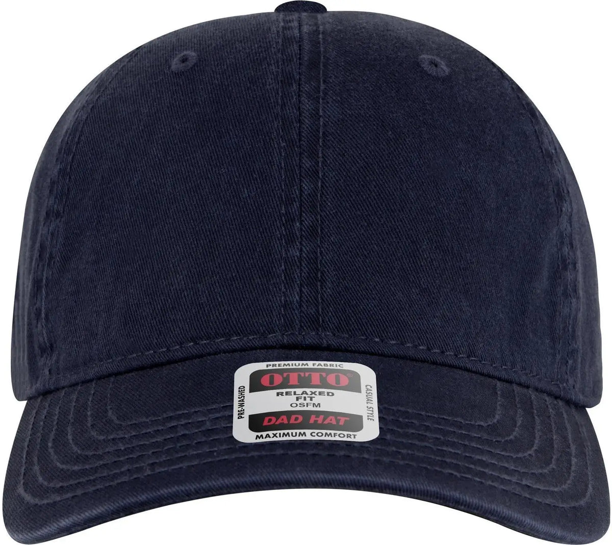 Otto 18-772 6 Panel Low Profile Dad Cap - Navy