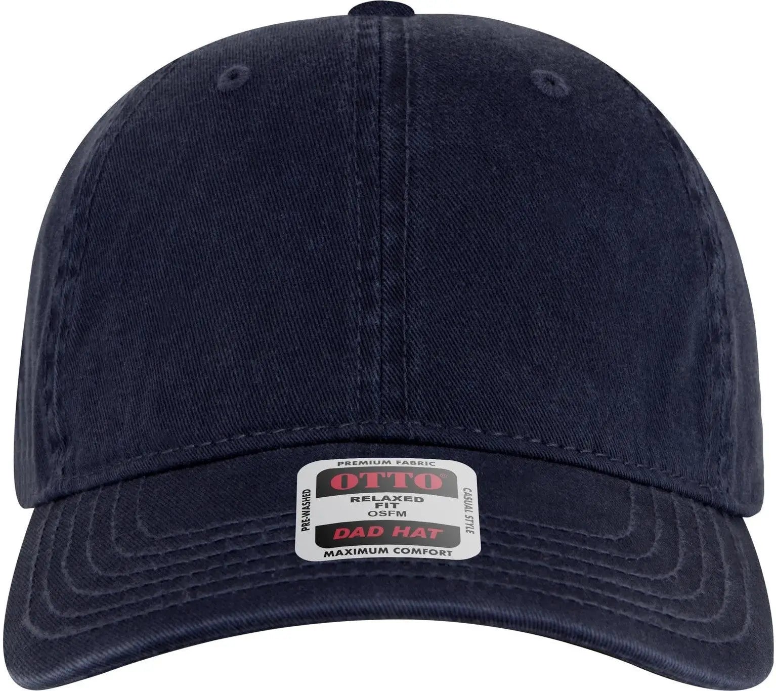 Otto 18-772 6 Panel Low Profile Dad Cap - Navy
