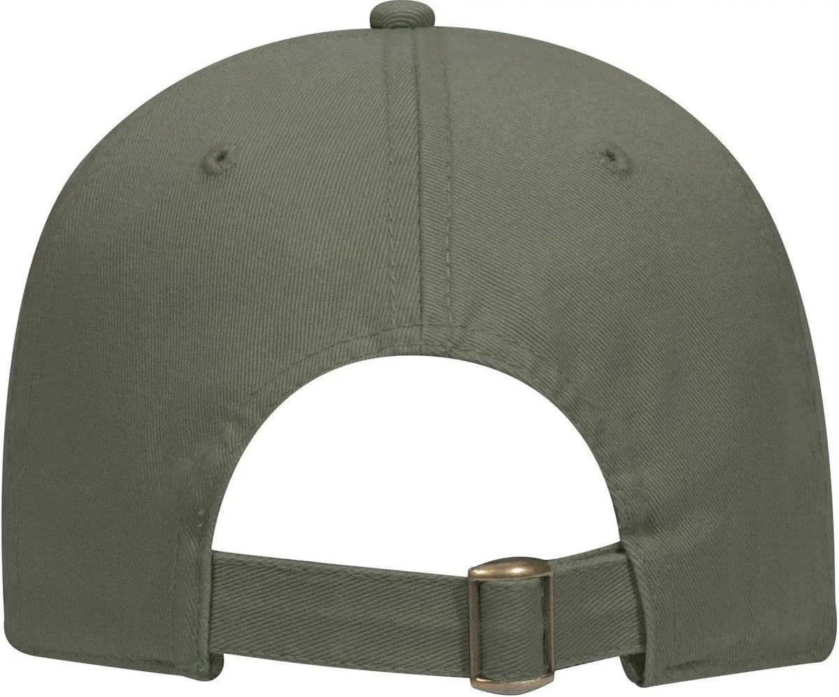 Otto 18-772 6 Panel Low Profile Dad Cap - Ol. Green