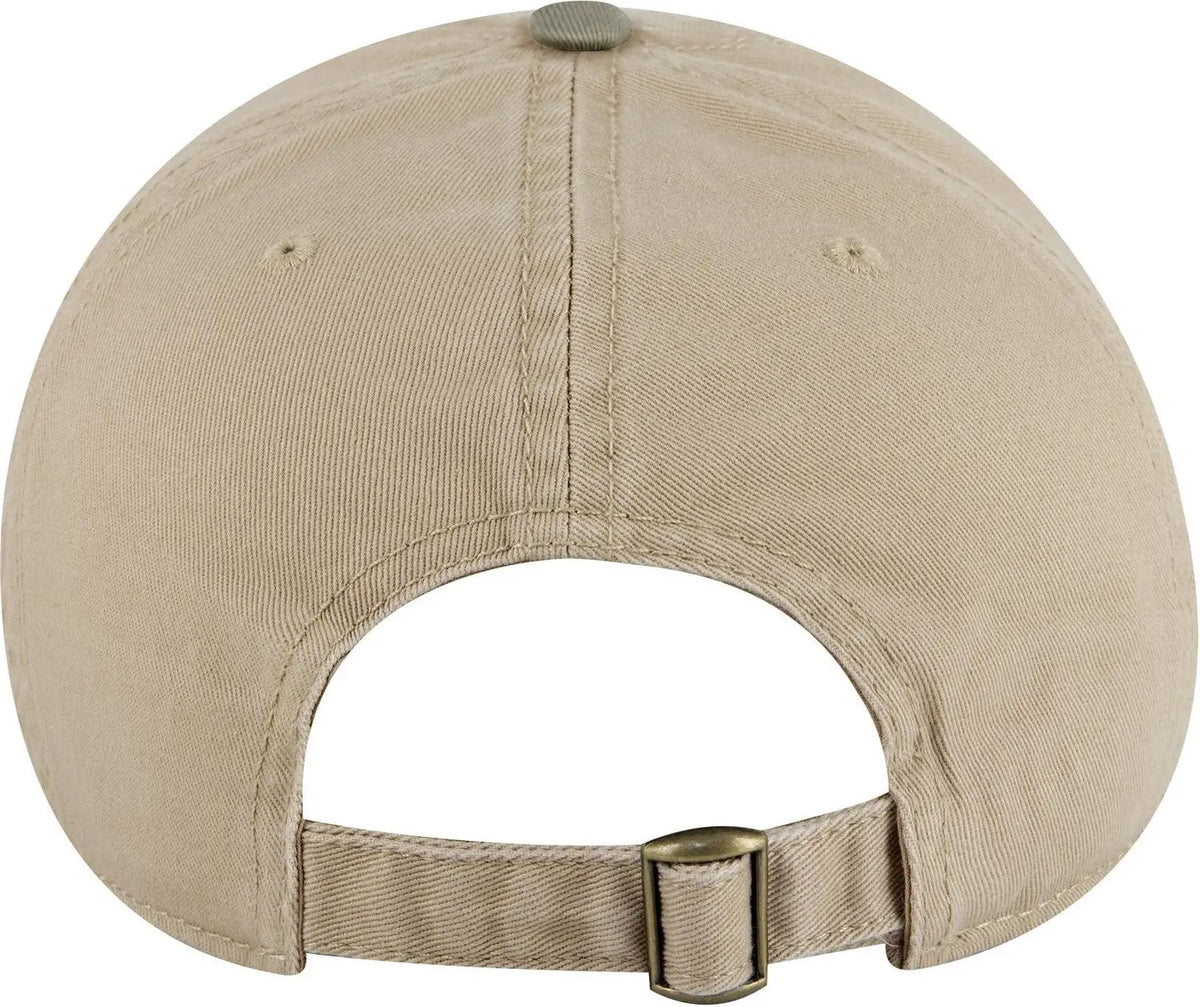 Otto 18-772 6 Panel Low Profile Dad Cap - Ol.grn/kha - 1/2’’ - 7 5/8’’