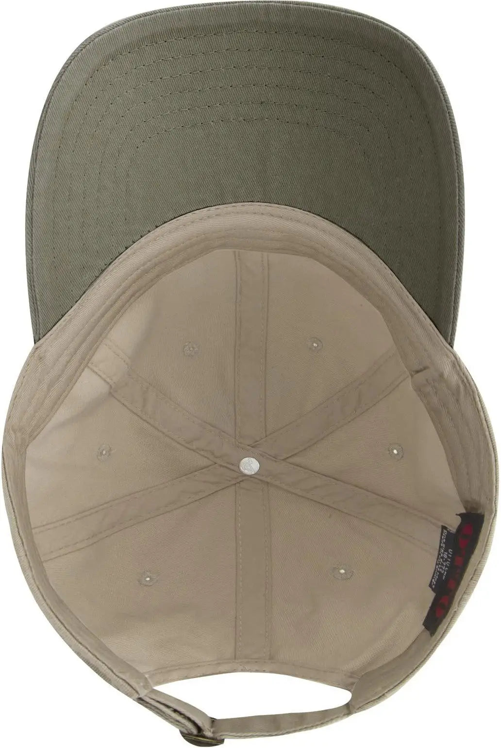 Otto 18-772 6 Panel Low Profile Dad Cap - Ol.grn/kha - 1/2’’ - 7 5/8’’