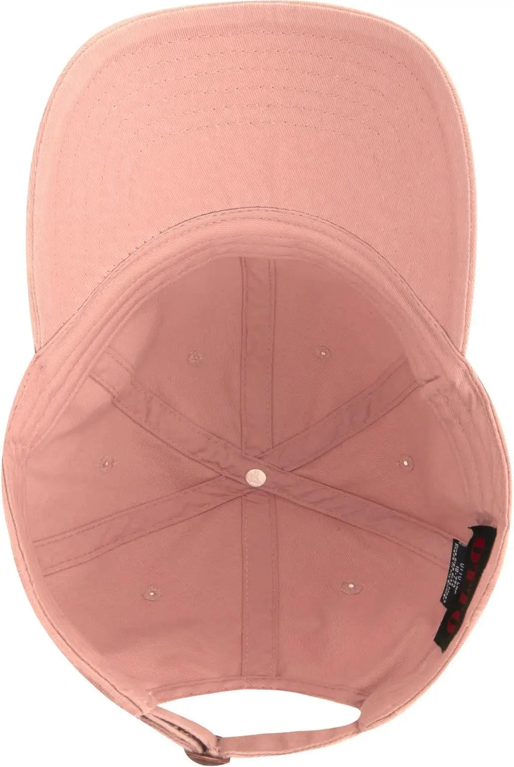 Otto 18-772 6 Panel Low Profile Dad Cap - Pink - 1/2’’ - 7 5/8’’
