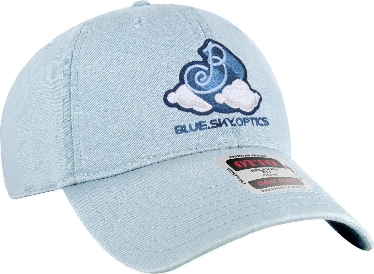 Otto 18-772 6 Panel Low Profile Dad Cap - Powder Blue - 1/2’’ - 7 5/8’’