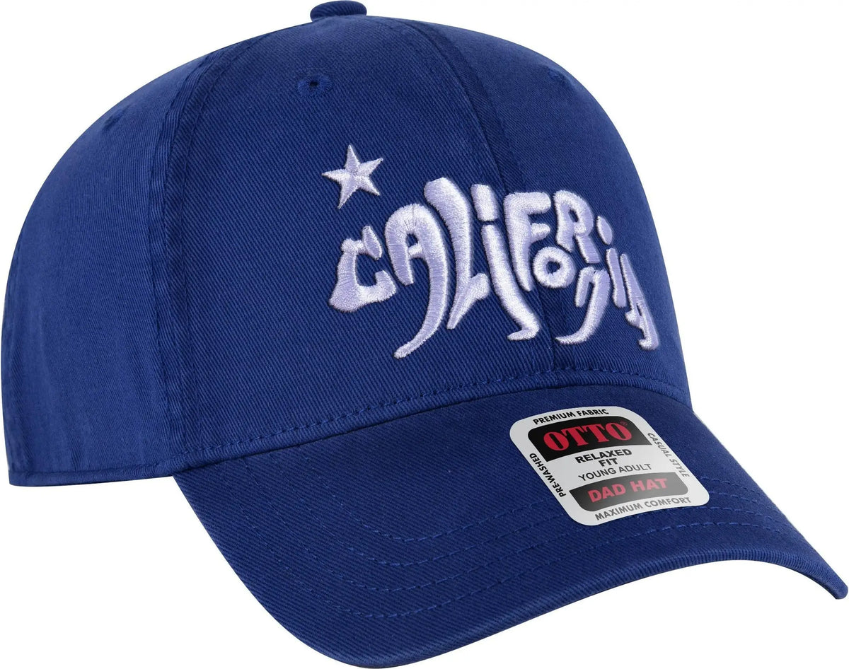 Otto 18-772 6 Panel Low Profile Dad Cap - Purple - 1/2’’ - 7 5/8’’