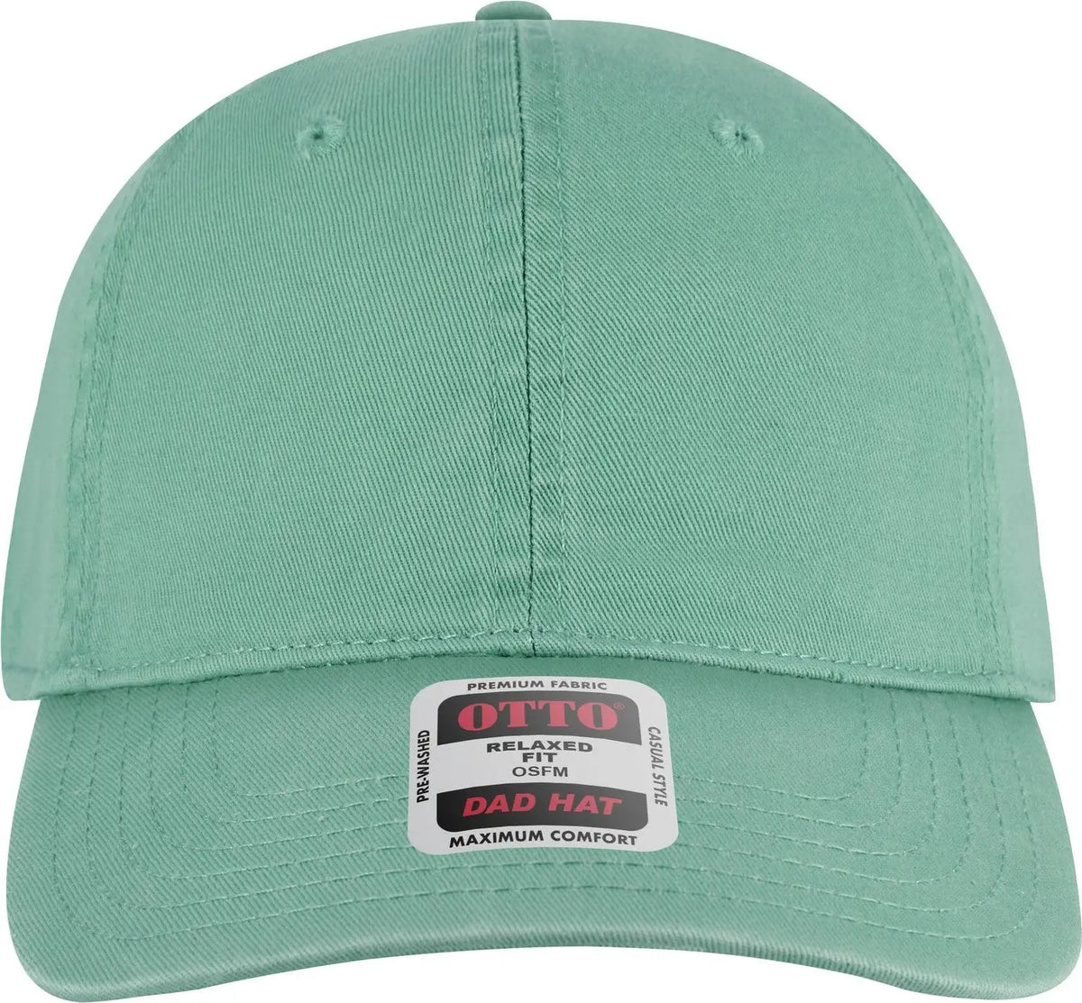 Otto 18-772 6 Panel Low Profile Dad Cap - Turquoise - 1/2’’ - 7 5/8’’