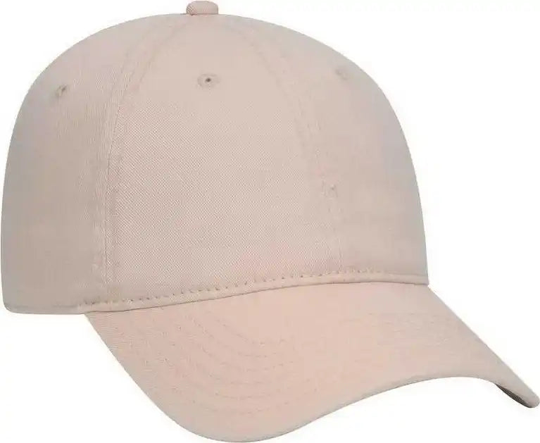 Otto 18-772 Superior Garment Washed Cotton Twill Low Profile Pro Style Cap - Khaki - one Size Fits Most