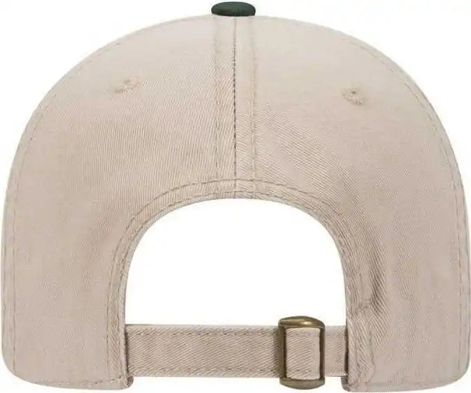Otto 18-772 Superior Garment Washed Cotton Twill Low Profile Pro Style Cap - Dark Green Khaki - Forest / one Size Fits