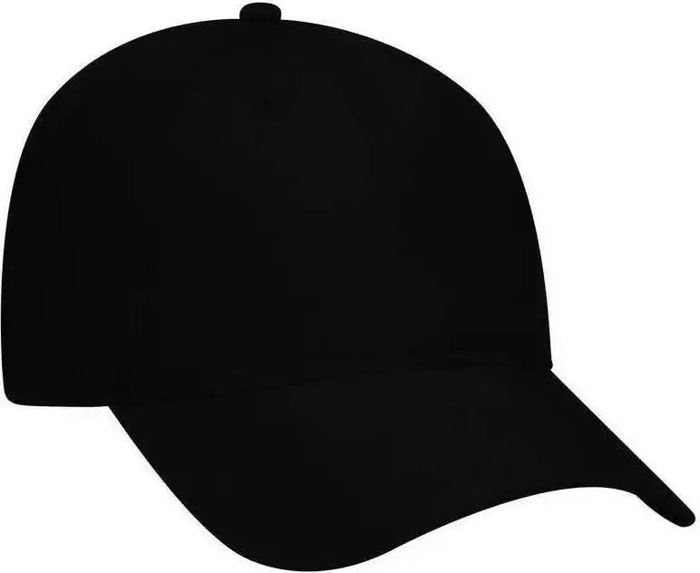 Otto 18-772 Superior Garment Washed Cotton Twill Low Profile Pro Style Cap - Black - one Size Fits Most