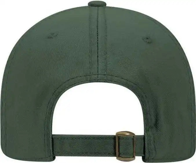 Otto 18 772 Superior Garment Washed Cotton Twill Low Profile Pro Style Cap Dark Green Forest / one Size Fits Most