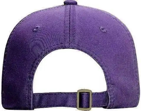 Otto 18 772 Superior Garment Washed Cotton Twill Low Profile Pro Style Cap Purple / one Size Fits Most