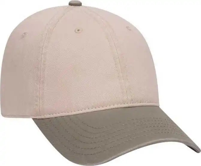 Otto 18 772 Superior Garment Washed Cotton Twill Low Profile Pro Style Cap Olive Green Khaki / one Size Fits Most
