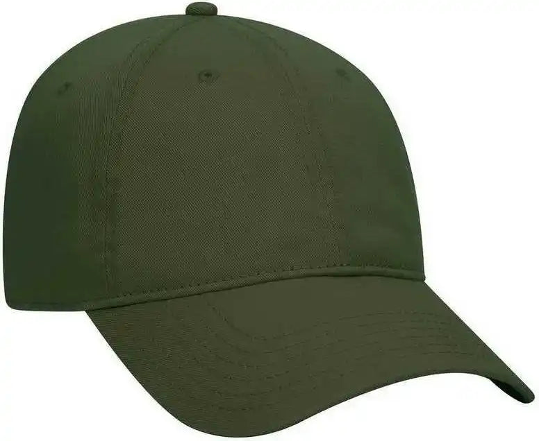 Otto 18 772 Superior Garment Washed Cotton Twill Low Profile Pro Style Cap Dark Olive Green / one Size Fits Most