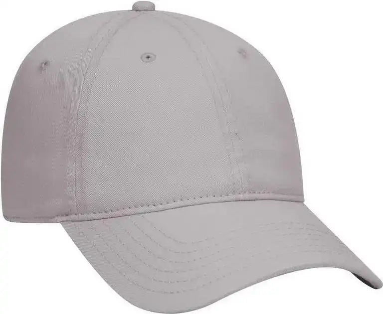 Otto 18-772 Superior Garment Washed Cotton Twill Low Profile Pro Style Cap - Gray - one Size Fits Most