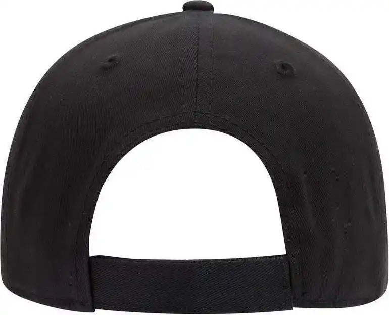 Otto 18 864 6 Panel Low Profile Baseball Cap Black / one Size Fits Most