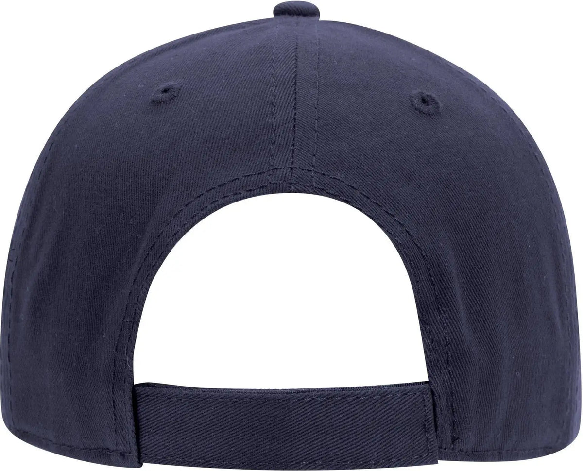 Otto 18-864 6 Panel Low Profile Baseball Cap - Navy - 1/2’’ - 7 5/8’’