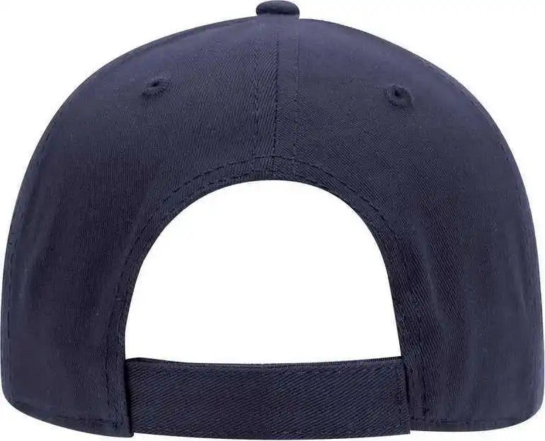 Otto 18-864 6 Panel Low Profile Baseball Cap - Navy - one Size Fits Most