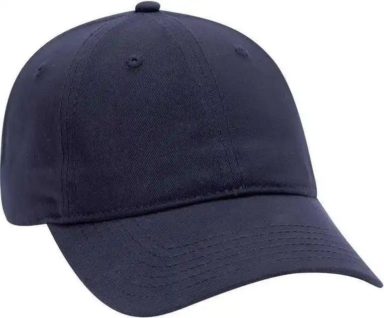 Otto 18-864 6 Panel Low Profile Baseball Cap - Navy - one Size Fits Most