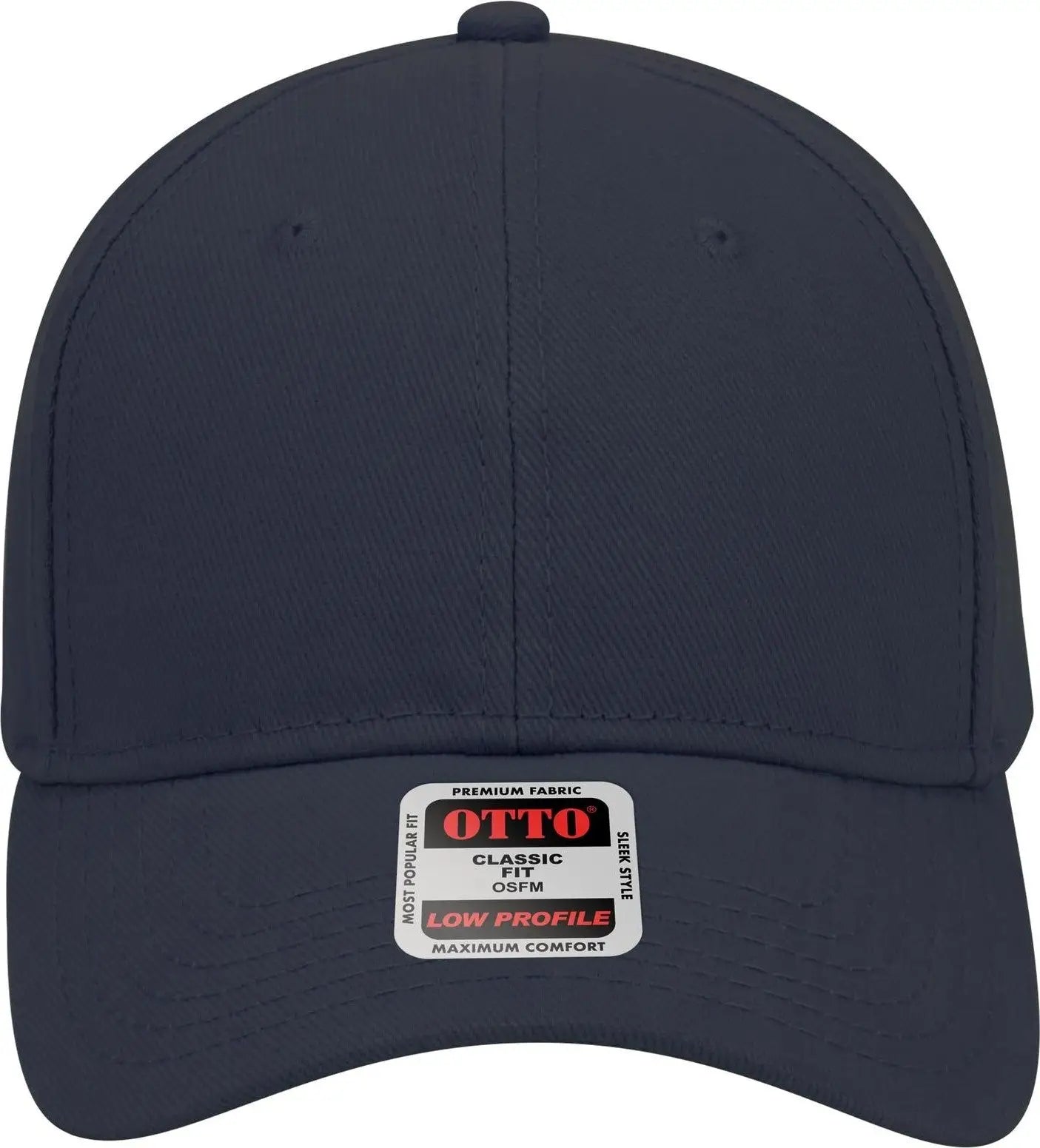 Otto 19-004 6 Panel Low Profile Baseball Cap - Navy - 1/2’’ - 7 5/8’’
