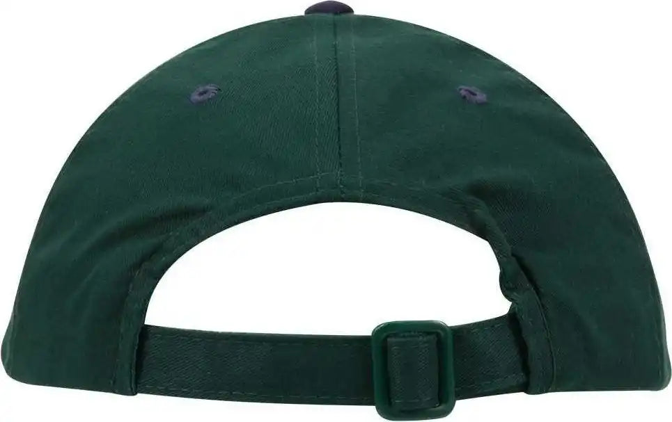 Otto 19-013 6 Panel Low Profile Baseball Cap - Navy Burgandy Maroon - one Size Fits Most